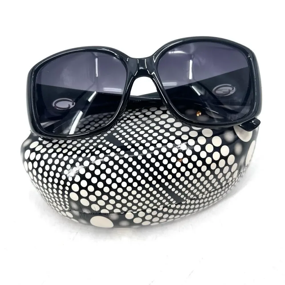 Oscar De La Renta Womens Sunglasses Mod 1191 Gradient Lens Black Frame & Case